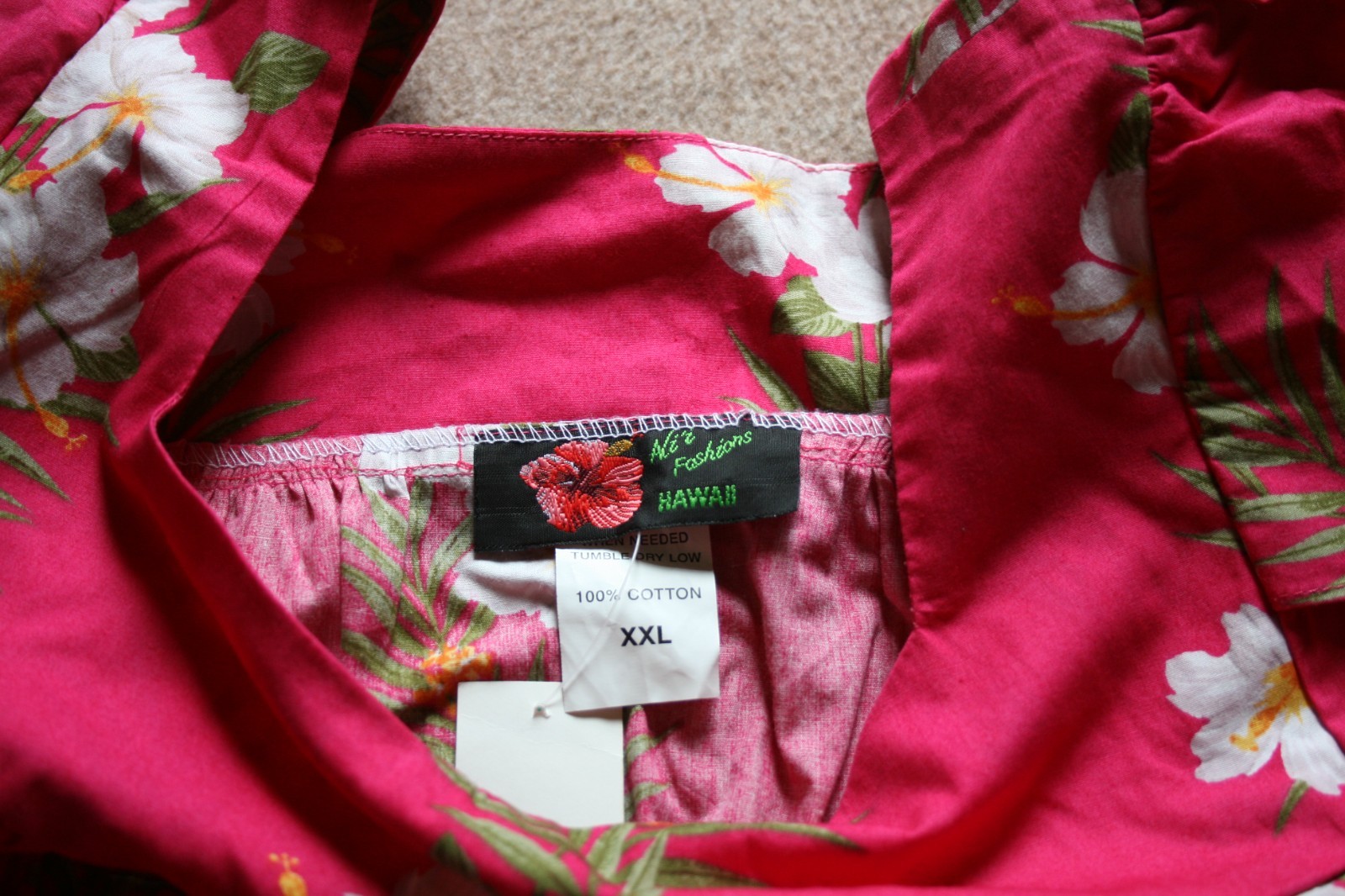 Vintage Hawaiian Dress Size XXL