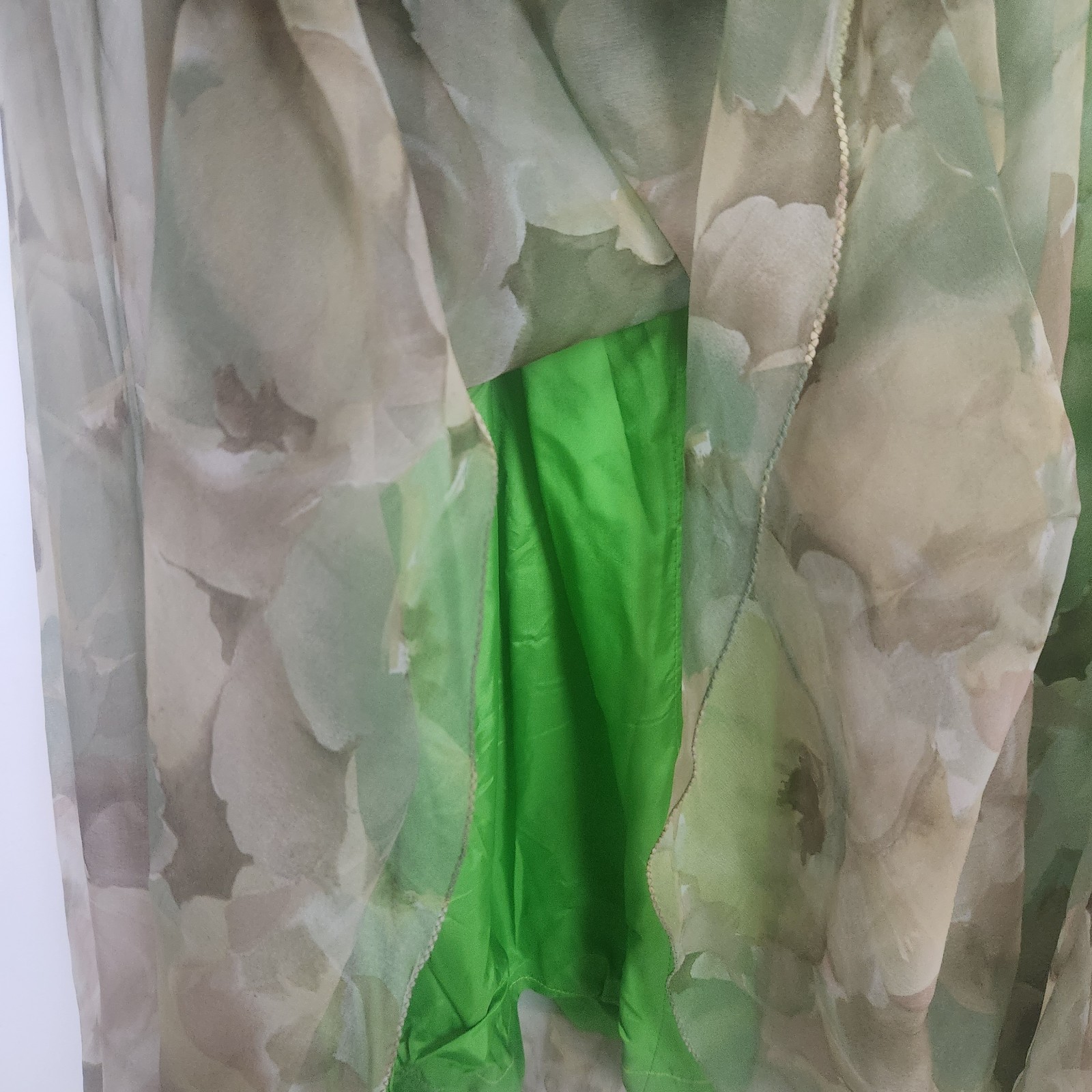 Vintage 70s Floral Maxi Dress M Bell Sleeve Boho Hippy Stevie Nicks Woodstock